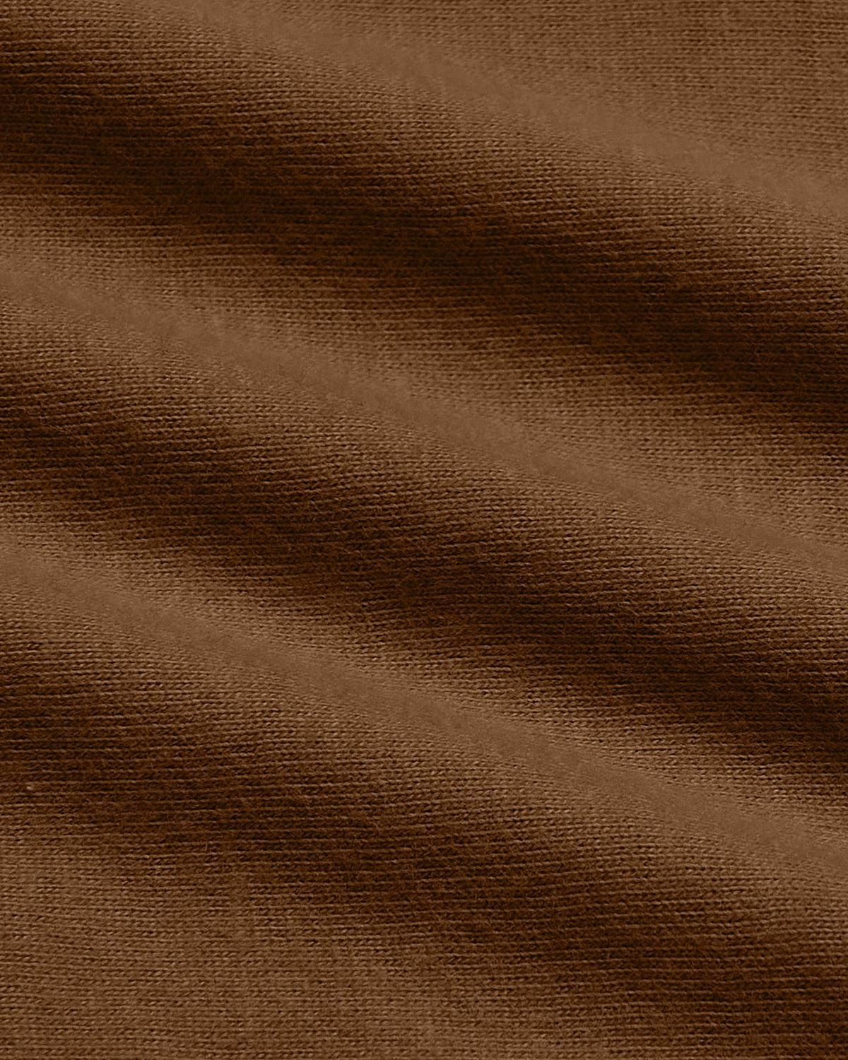 Brera long sleeve henley in Sepia Brown — fabric close-up