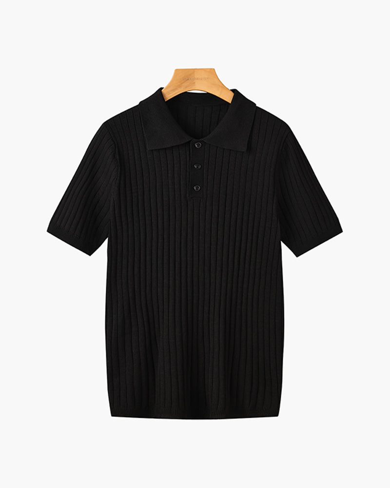 Amalfi Knitted Polo Shirt