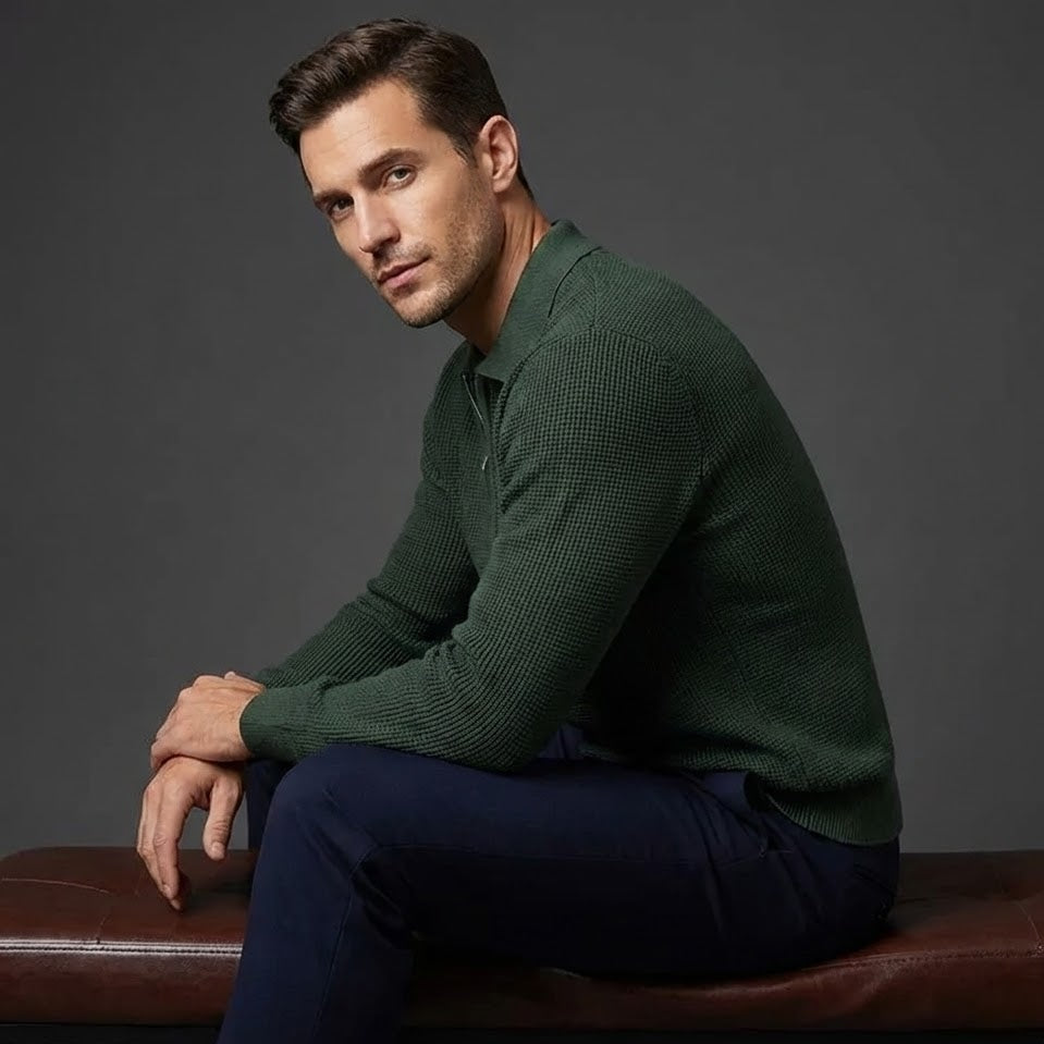 Hampton Waffle Knit Shirt