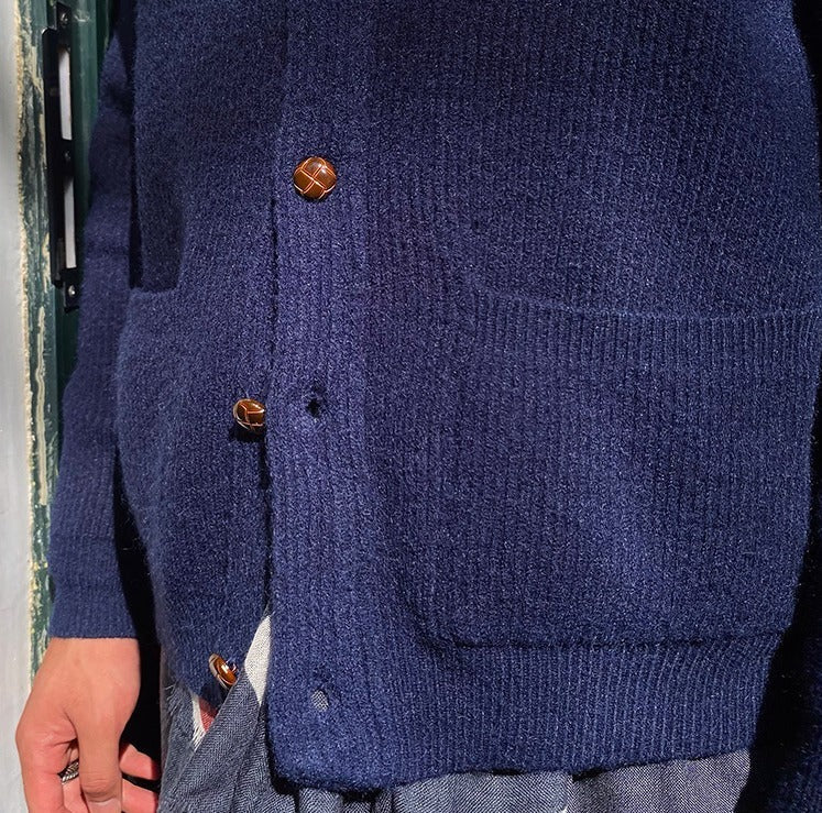 Cardigan tricoté à col châle Bond Street