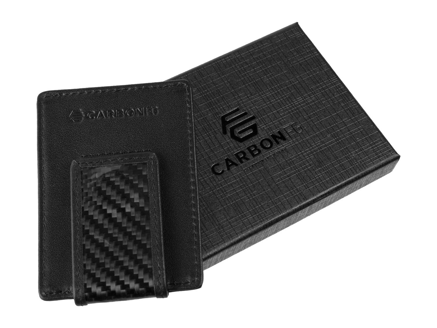 Carbon Forge Monarch Clip – Leder- & Kohlefaser-Brieftasche