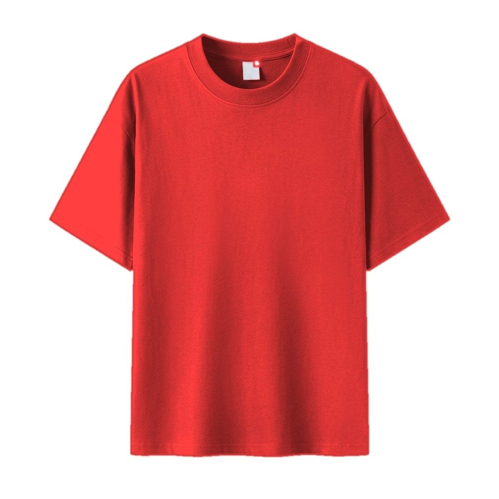 Cascais cotton T-shirt in Crimson Red