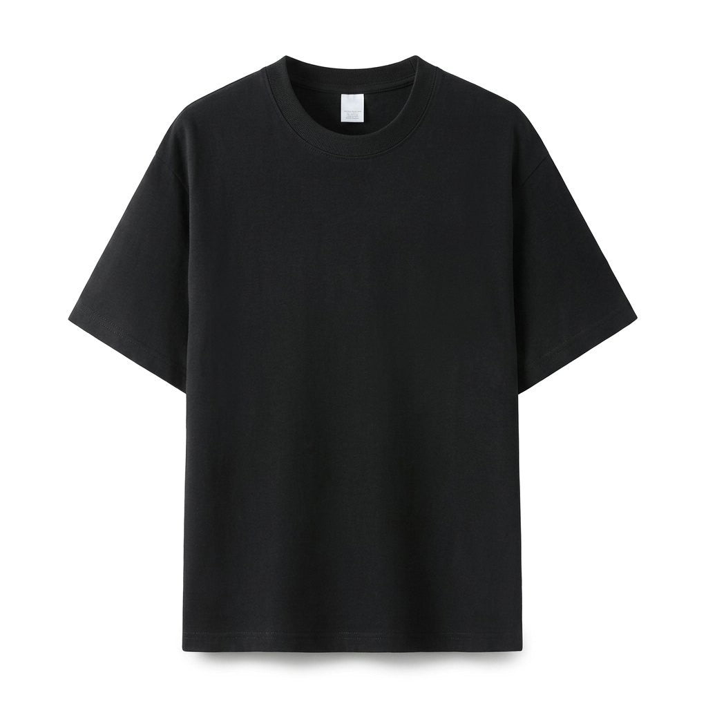 Cascais cotton T-shirt in Espresso Black, front