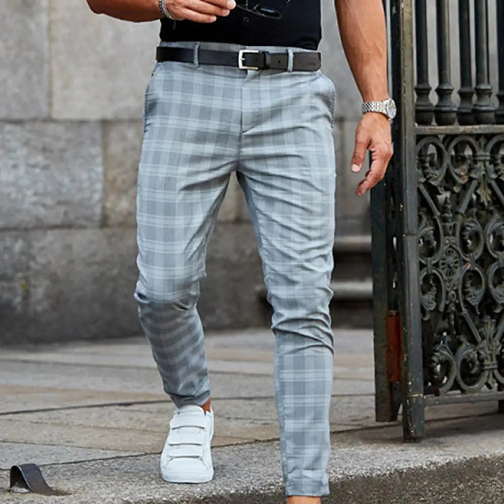 Ampezzo Plaid Wool Trousers