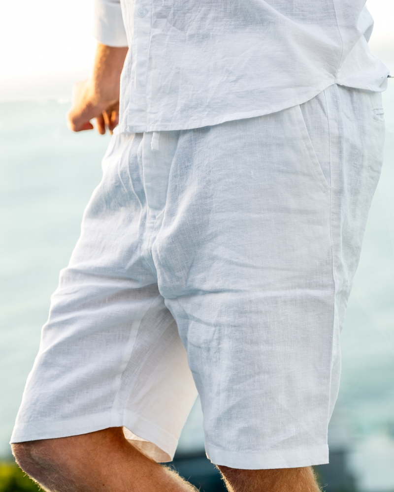 Casablanca - Premium Leinen Shorts