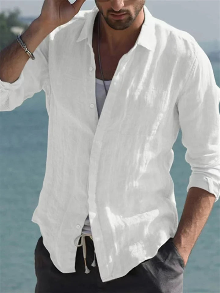 Chemise en lin durable — Coupe classique
