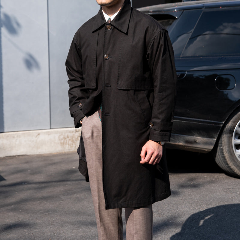Vintage Bourbon Baumwoll-Trenchcoat