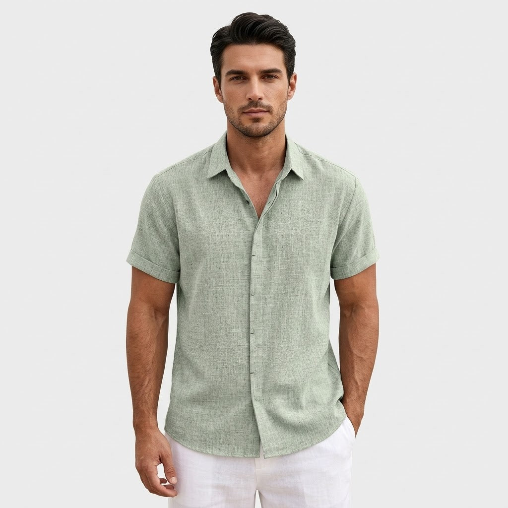 Milo Riviera Linen Shirt – Short Sleeve Summer Edition