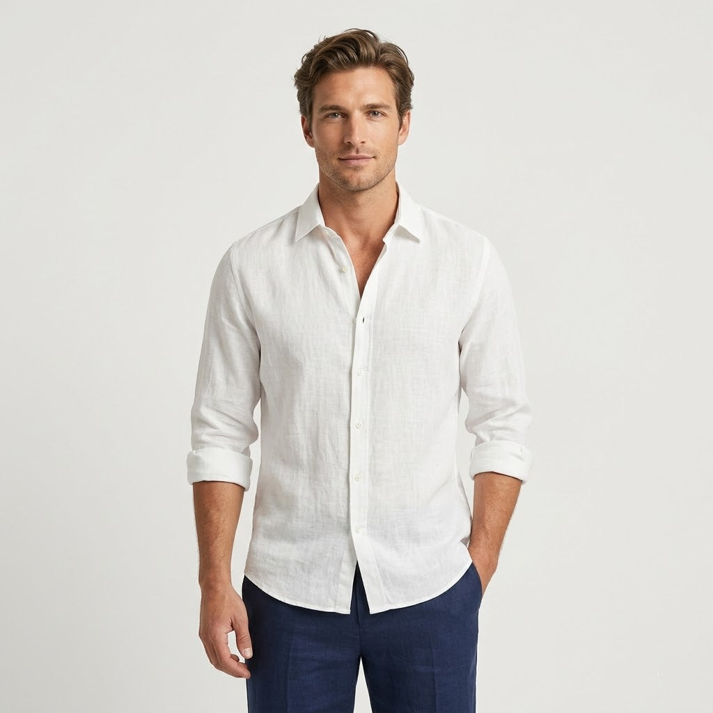 Chemise en lin durable — Coupe classique