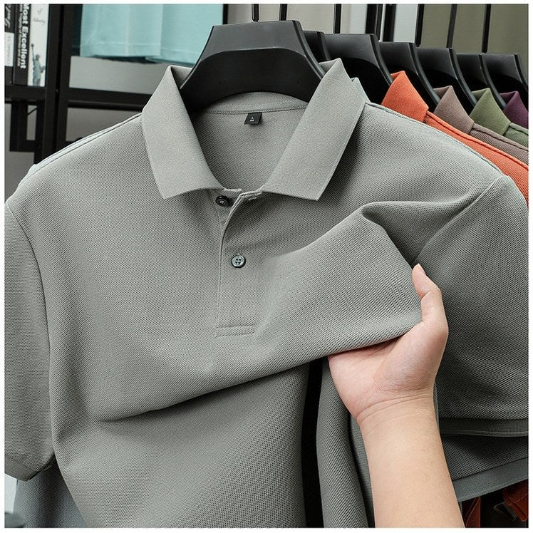 Men's Ultra Comfortable Cotton Polo Shirt in Sage Green