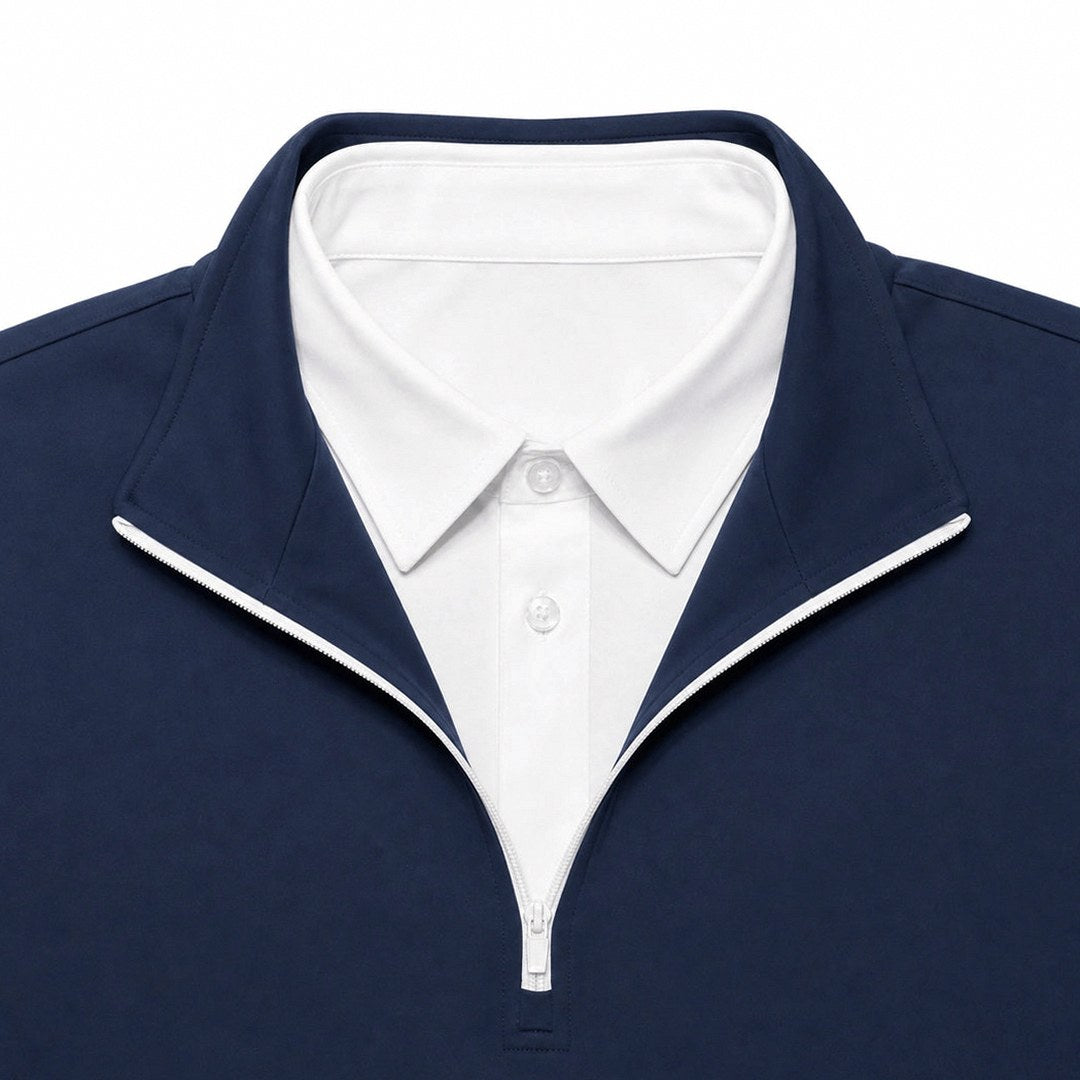Leon - Men’s Ultra Comfortable 2-in-1 Quarter-Zip — 3
