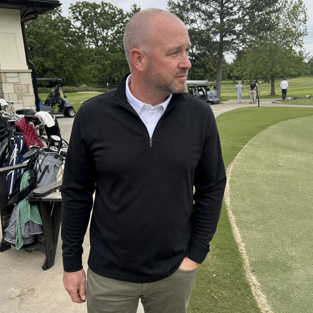 Leon - Men’s Ultra Comfortable 2-in-1 Quarter-Zip — iwt