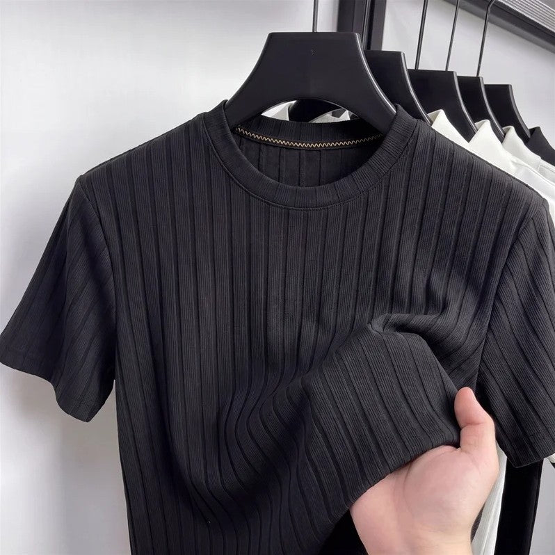 Men's Ultra Comfortable Ribbed T-Shirt — detail 4