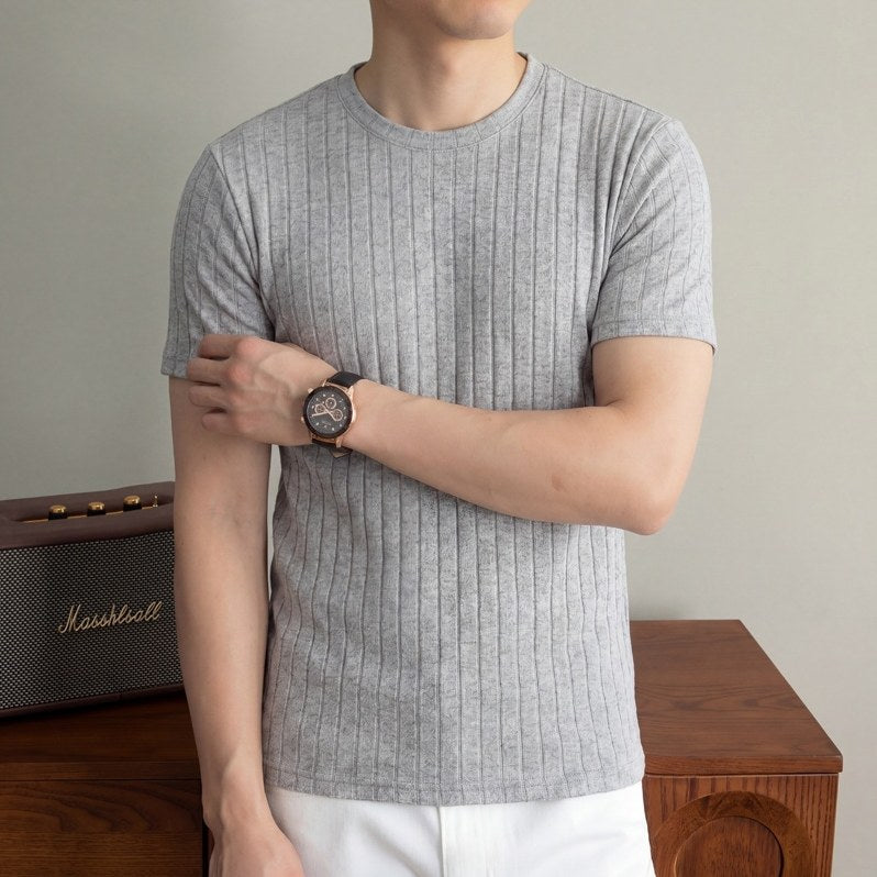 Men's Ultra Comfortable Ribbed T-Shirt — detail 9