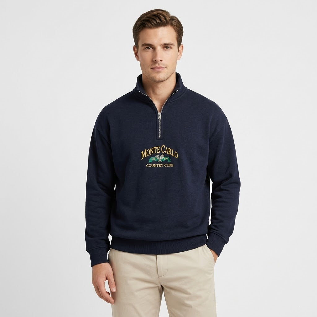Monte Carlo Vintage Quarter Zip