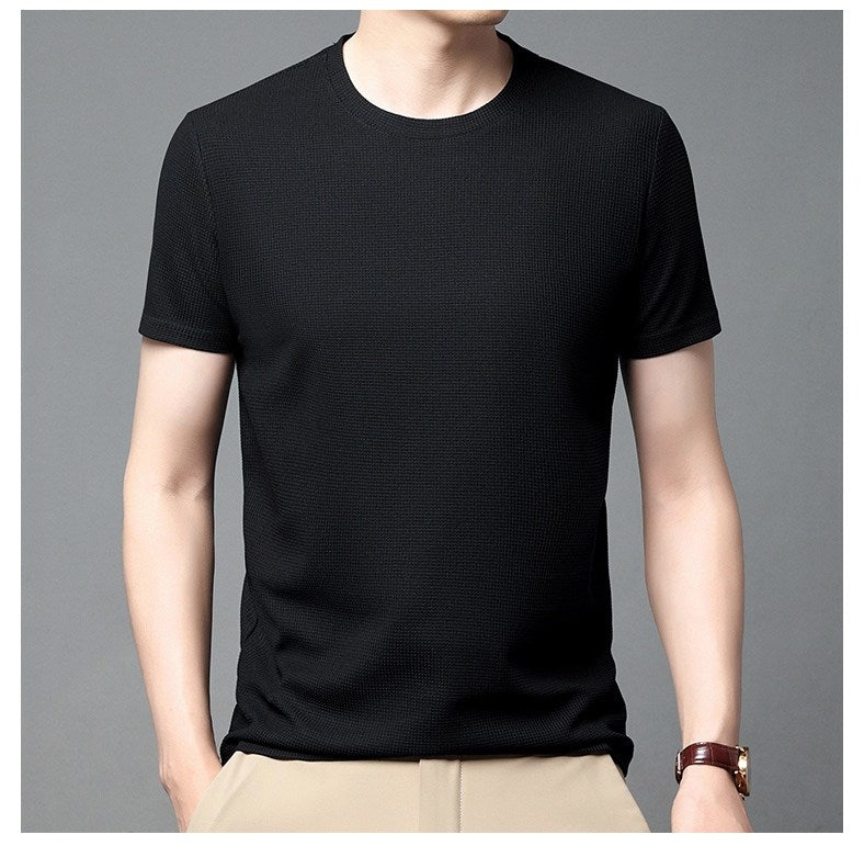 Men's Ultra Comfortable Waffle Crew T-Shirt — detail 2