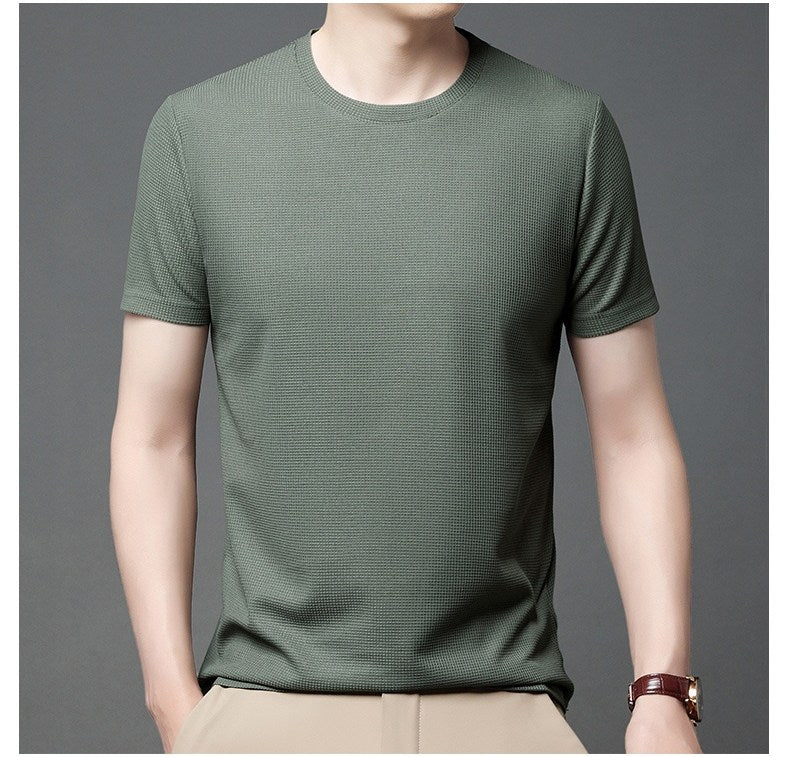 Men's Ultra Comfortable Waffle Crew T-Shirt — detail 6