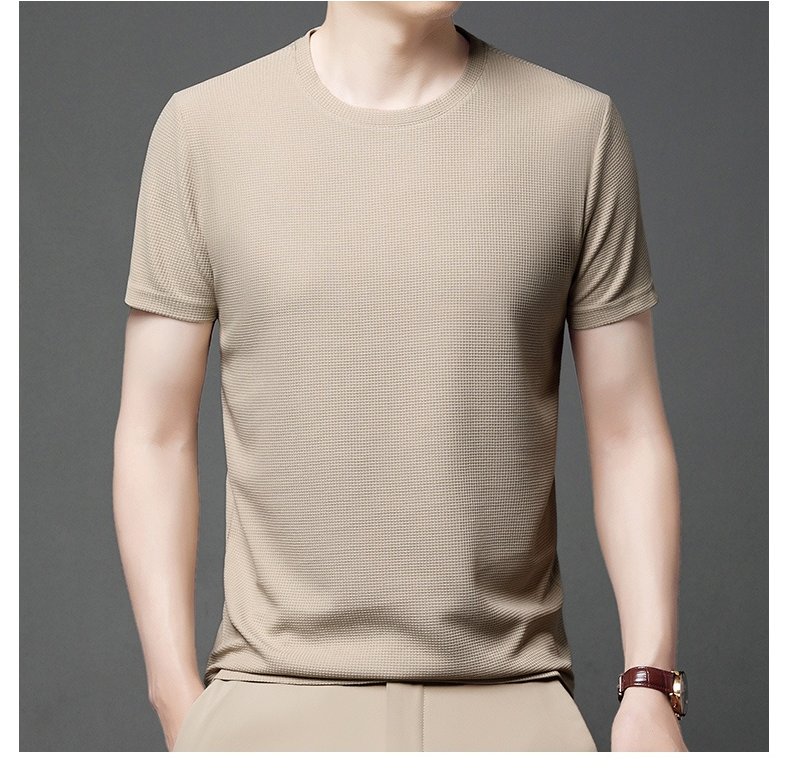 Men's Ultra Comfortable Waffle Crew T-Shirt — detail 8