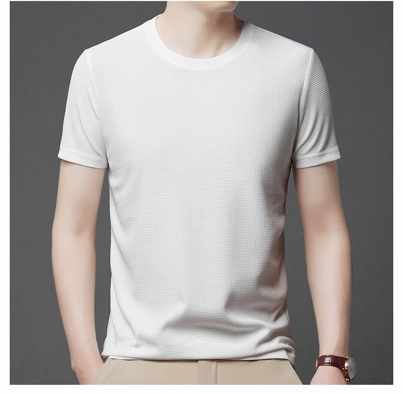 Men's Ultra Comfortable Waffle Crew T-Shirt — detail 14