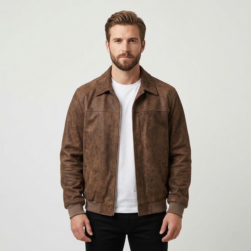 Mojave Suede Leather Jacket