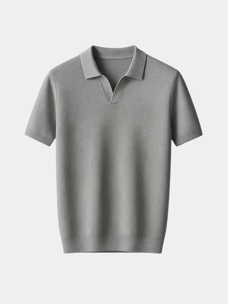 Old Money Cotton Polo Shirt - Fayymont Co