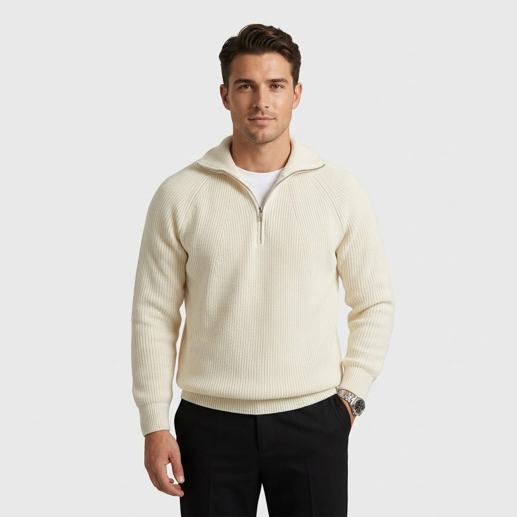 Verona Quarter Zip Sweater