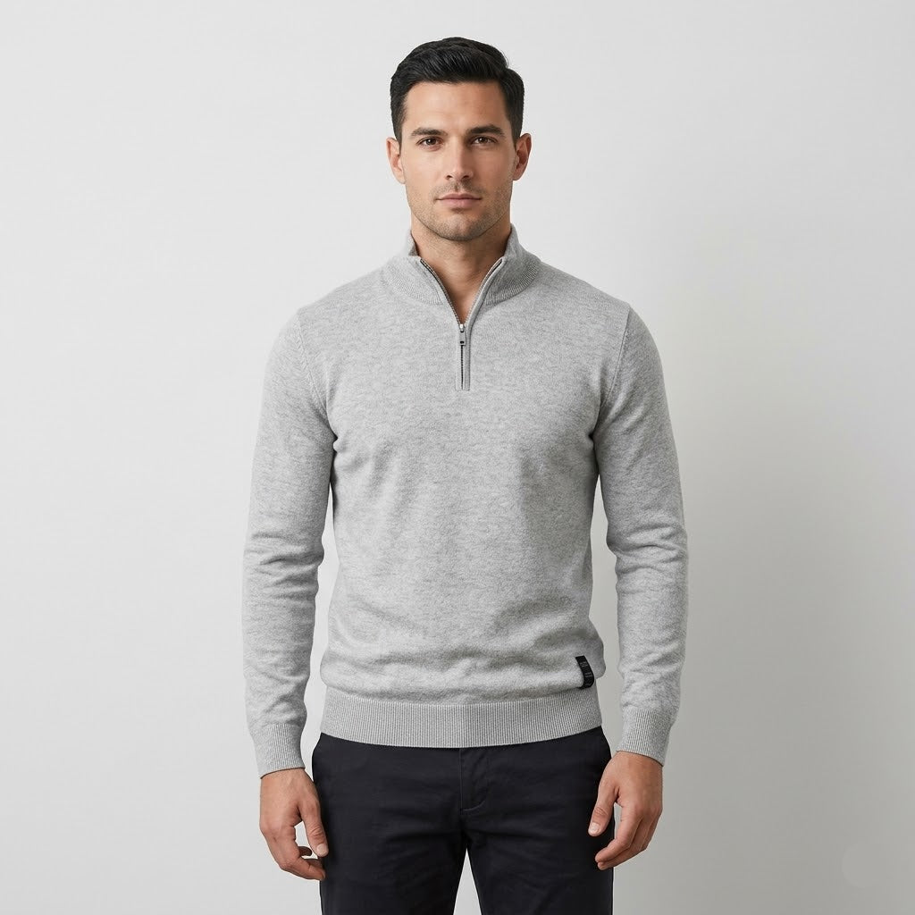 Half Zip Knitwear Pullover Sweater
