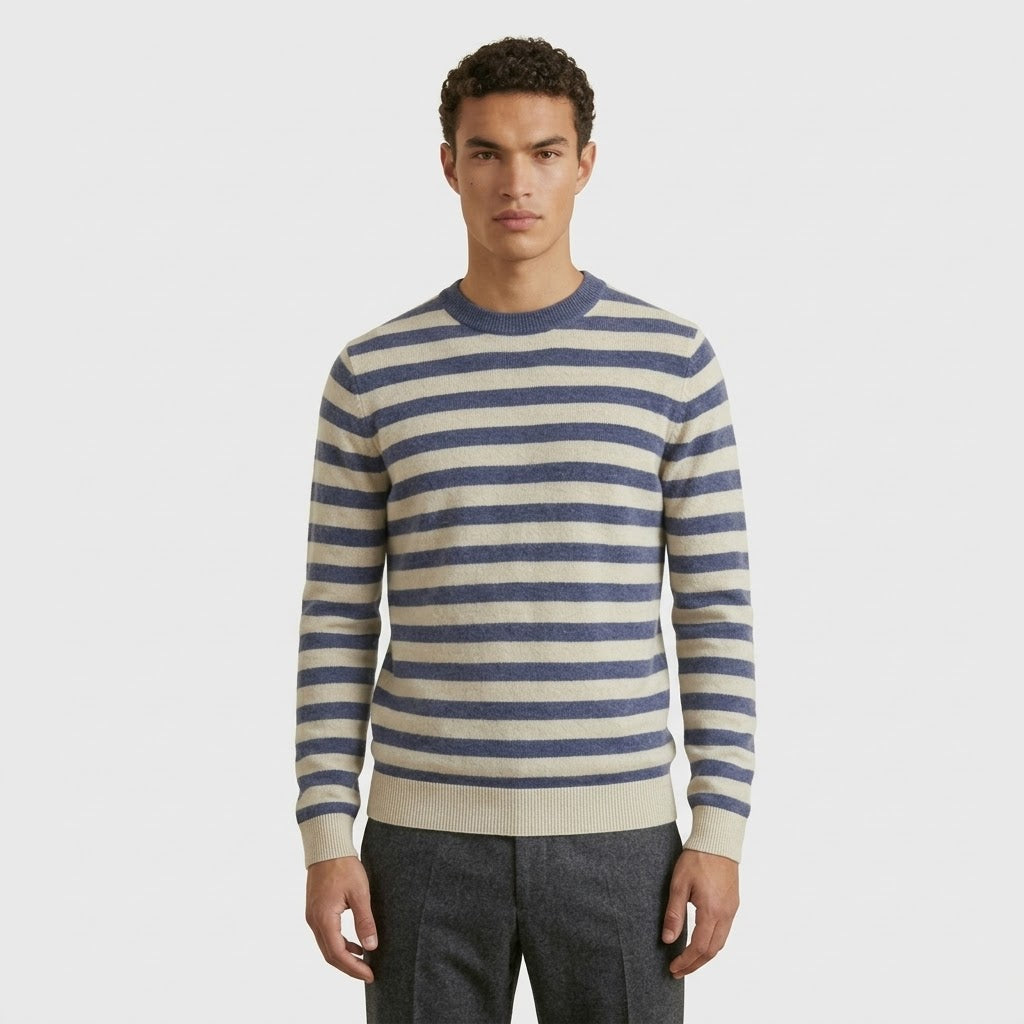 François Blanchet Striped Cashmere Sweater