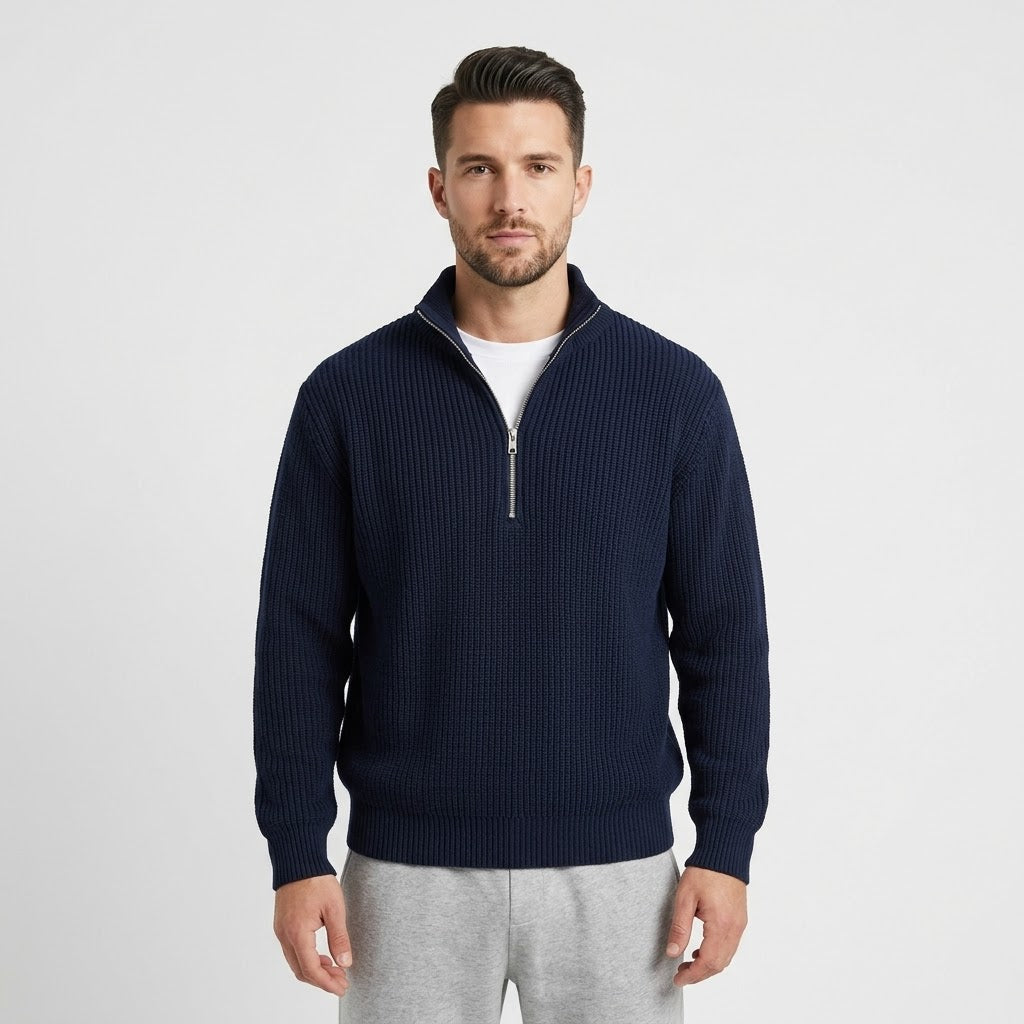 Jeonju Half Zip Sweater