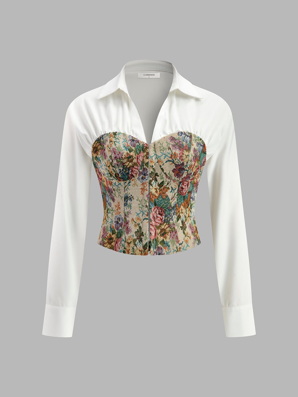 Women's 2 in 1 Jacquard Polo Shirt in Multicolor