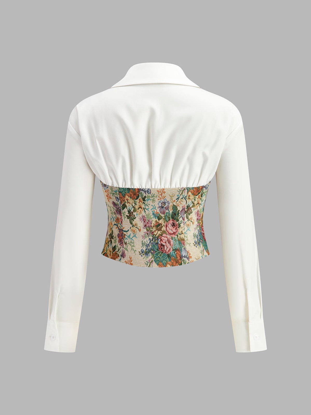 Women's 2 in 1 Jacquard Polo Shirt — close-up